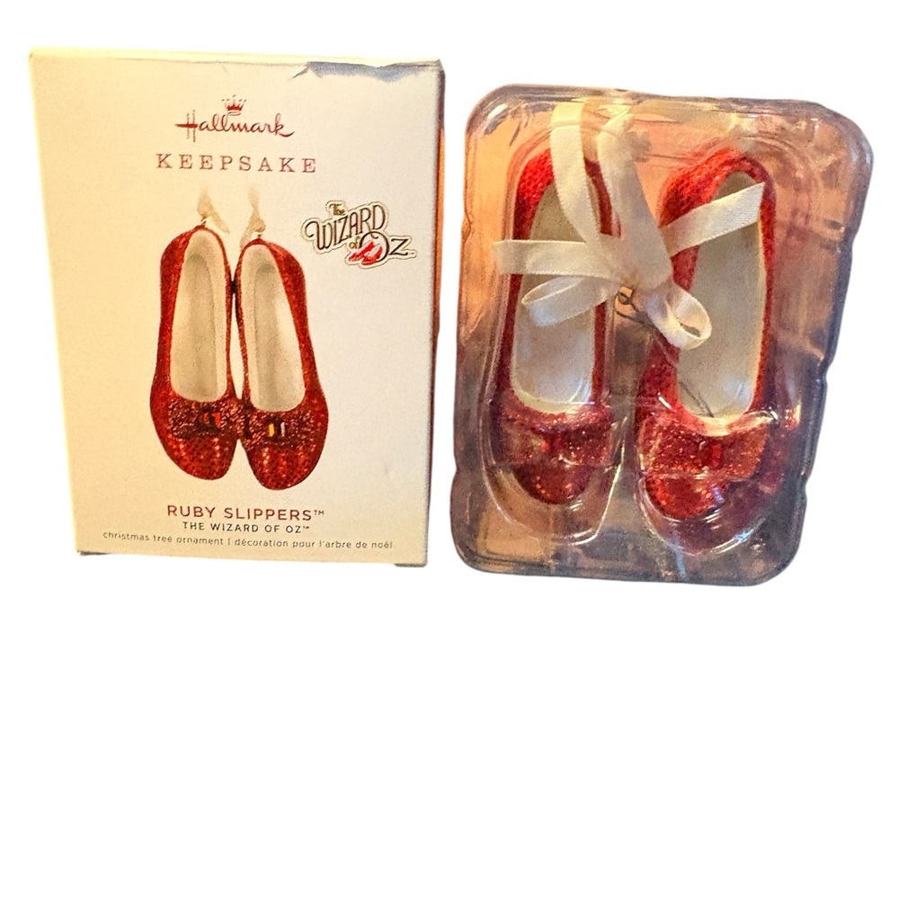 Hallmark Ruby slippers Ornaments Wizard of Oz
